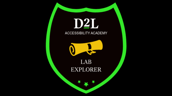 BrightspaceHelp's tweet photo. #MotivationalMondays
Are you motivated to include accessibility best practices in your content? We've added an extra incentive by adding badges for all Accessibility Academy courses! Earn your first badge as Lab Explorer &amp; show off to colleagues &amp; friends!
https://t.co/vbIQcGbq7k https://t.co/Y4ujLewoO3