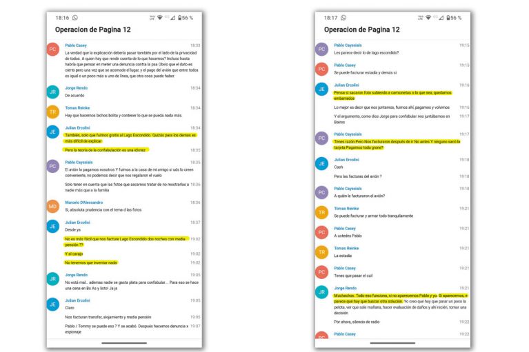 AgenciaComBA's tweet photo. 📱 #Escándalo: filtraron chats y audios entre jueces y funcionarios del PRO por un vuelo privado a Lago Escondido

Los presuntos mensajes a través de Telegram muestran cómo buscan a quien brindó la información sobre el encuentro. https://t.co/Z20fJY1oA4

#Flyzar #filtraciones https://t.co/e8mCyyRd5A
