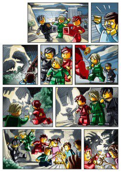 Example comics. On #ninjago Ninjago.com