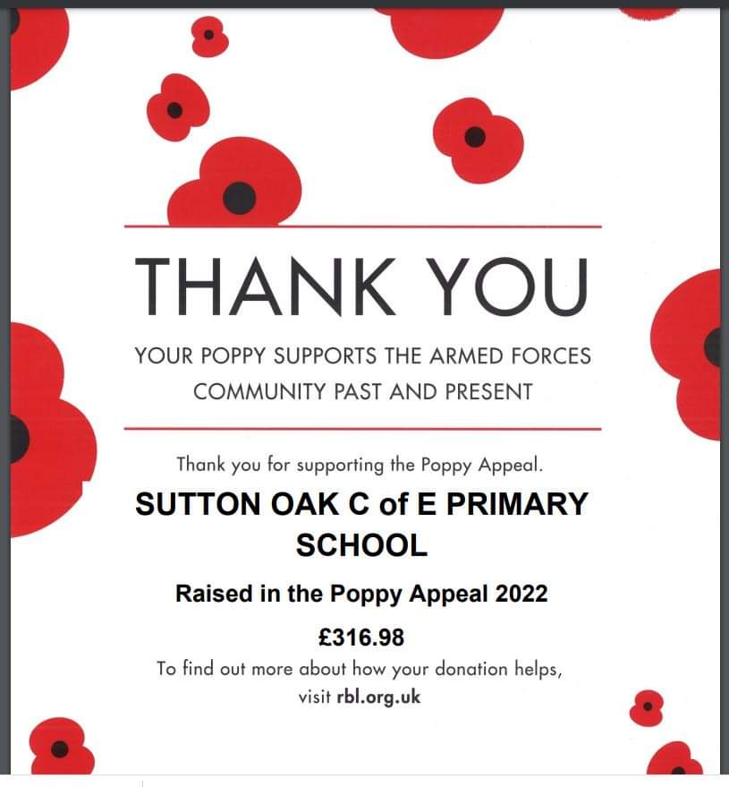 Sutton Oak Church of England Primary School tweet media