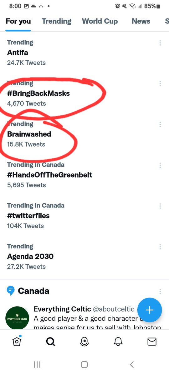 Coincidence? I don't think so. #BringBackMasks trending with #Brainwashed