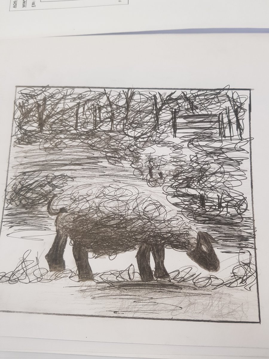 shipstonhigh's tweet photo. Starting the week with some fantastic artwork from the Year 7's inspired by artist, Henry Moore. https://t.co/dVUhC9GpcW