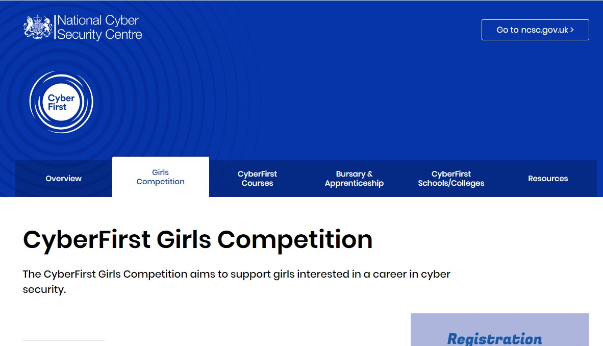 DenbighHigh's tweet photo. A huge well done to our Year 8 Computing students who have been taking part in the @NCSC CyberFirst Girls Competition. The online qualifying round has now closed, fingers crossed for you girls! @HannahEdgeworth https://t.co/pH2OSxGDe9