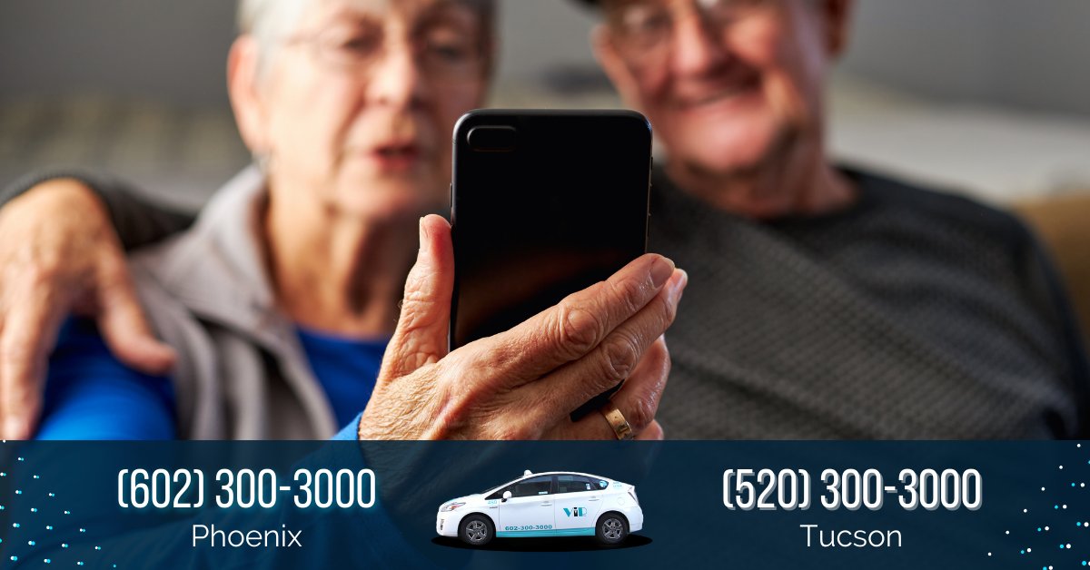 VIPTaxiCab's tweet photo. For seniors, VIP Taxi provides clean and comfortable transport options for their essential appointments and other needs. Book VIP today: https://t.co/a5IPrUwOc2 

#RideVIP #Arizona #Phoenix #Tucson #SupportLocalAZ #LocalFirstArizona #Senior #SeniorTransportation #AZSeniors https://t.co/FmZFIdKabC