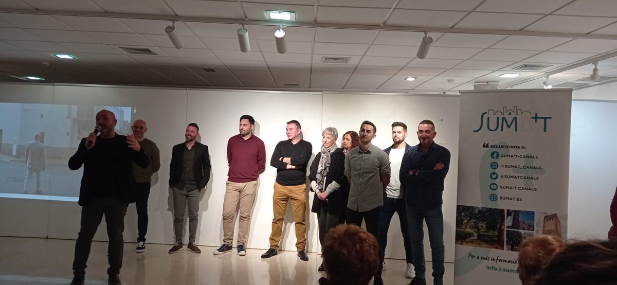 SumatCanals's tweet photo. SUMA'T PRESENTA AL SEU EQUIP❗

👥 Edu Badal, president de la formació, nomenà als membres de l'equip: Carmina Cardona, Ricardo Carbonell, Toni Gras, Amparo Pineda, José Francés, Marcial Pérez, Sabina Arnau, José María Martínez, Javi Vivas, Hermínia Llàcer i Emilio Talens. https://t.co/oXZrXLH3db