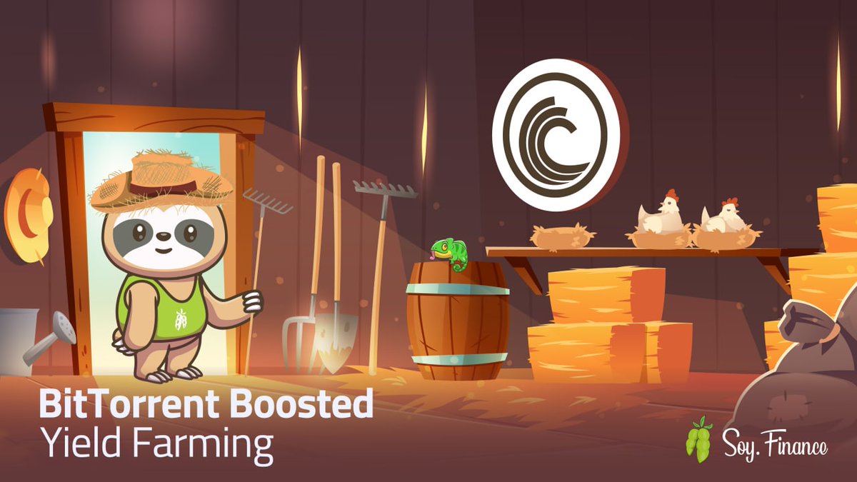 TheRealSloFi's tweet photo. Our Airdrop to the #BitTorrent community is coming to an end in a few hours ⏰

But we're not done!! We're already working on the next #Airdrop! Get ready; details will be announced tomorrow. 🦥 https://t.co/CpOqFcLOln