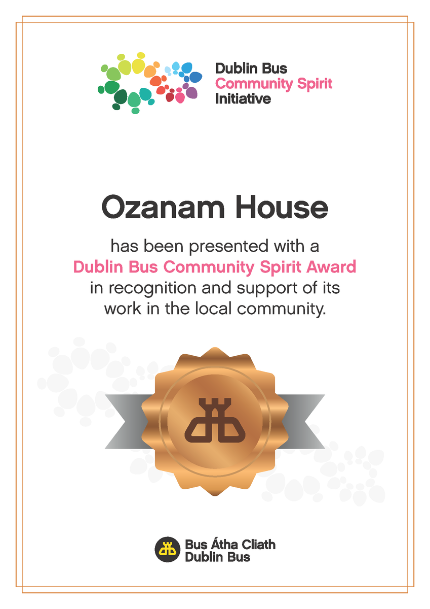 SVPOzanamHouse's tweet photo. ARG Receives Dublin Bus Community Spirit Award
#activeretirement #retirementgroup #communitygroup #OzanamHouse
@DublinBusNews   #DBCommunitySpirit
More info: https://t.co/MNoj9xqle5 https://t.co/bfOVPQ3JuK