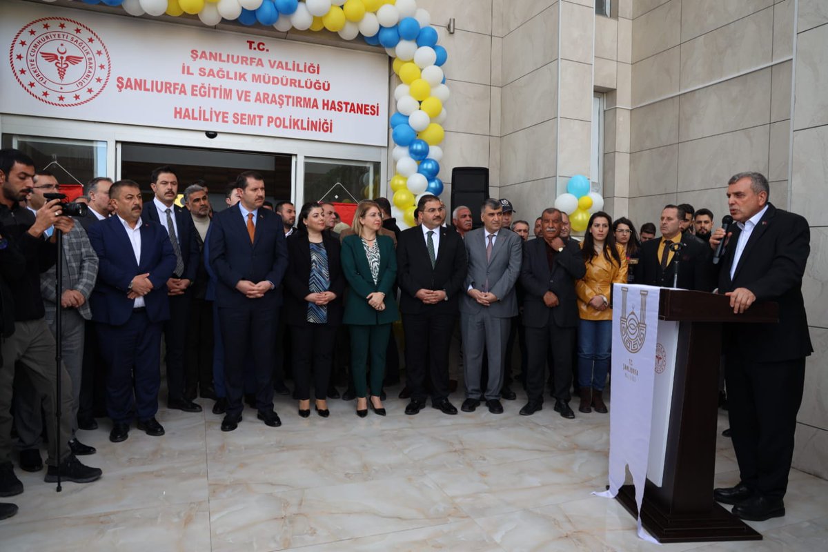 Valimiz <a href="/valisalihayhan/">Salih AYHAN</a>, Haliliye Belediye Başkanımız <a href="/mcanpolatnet/">Mehmet CANPOLAT 🇹🇷</a> ve sağlık çalışanlarımızla birlikte Haliliye Ağız - Diş Sağlığı Hastanesi ile 7/24 hemşehrilerimizin hizmetinde olacak Çocuk Polikliniğinin açılışını gerçekleştirdik.

Şehrimize hayırlı olsun.