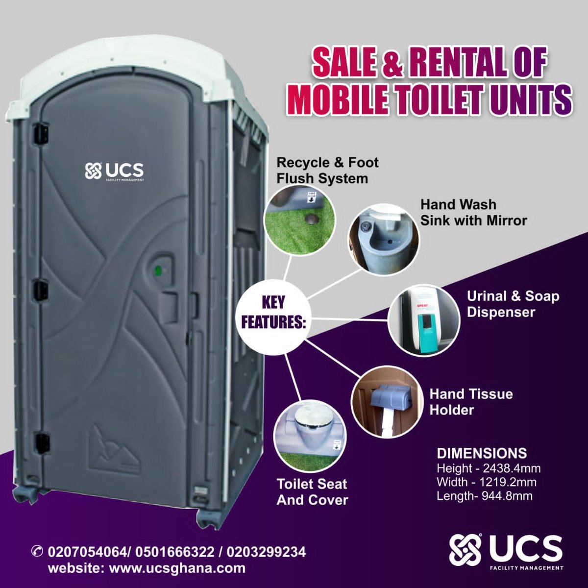 Zoom Bird (@kwamejudah) on Twitter photo For this festive season, contact <a href="/ucsghltd/">UCS Ghana Limited</a> for sales and rental of mobile toilets units for all kinds of events. Just give them a call on the number's below.
<a href="/thejospongroup/">Jospong Group of Companies</a>
<a href="/ucsghltd/">UCS Ghana Limited</a> For this festive season, contact <a href="/ucsghltd/">UCS Ghana Limited</a> for sales and rental of mobile toilets units for all kinds of events. Just give them a call on the number's below.
<a href="/thejospongroup/">Jospong Group of Companies</a>
<a href="/ucsghltd/">UCS Ghana Limited</a>