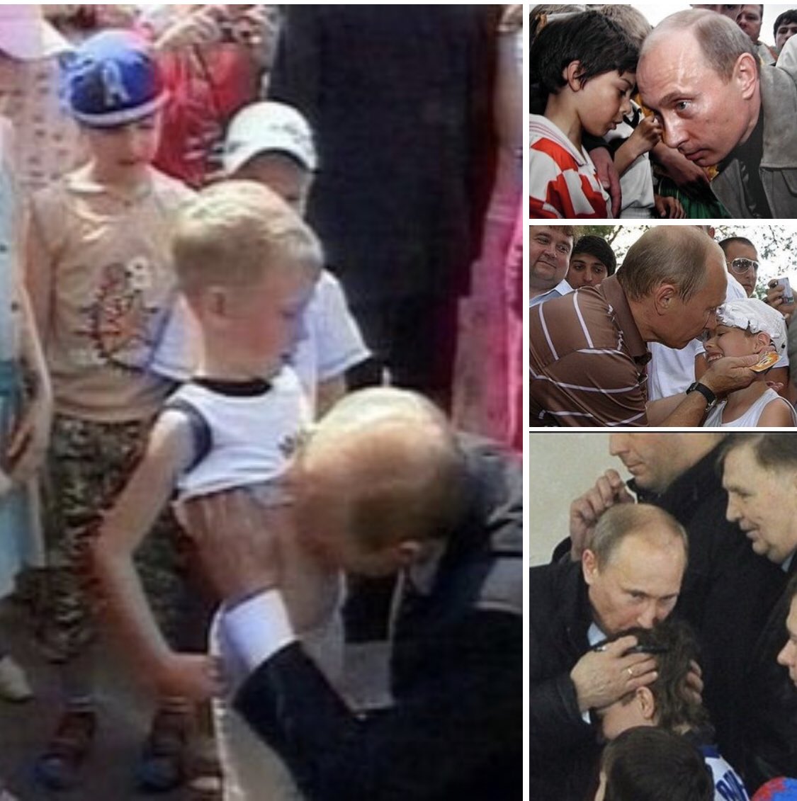 Путин целует в пупочек