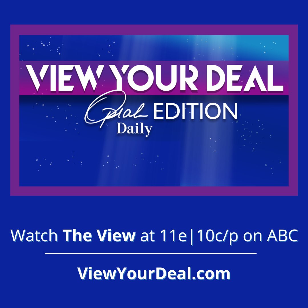 We're so excited to be launching a new product on The View today! Be sure to tune in!!