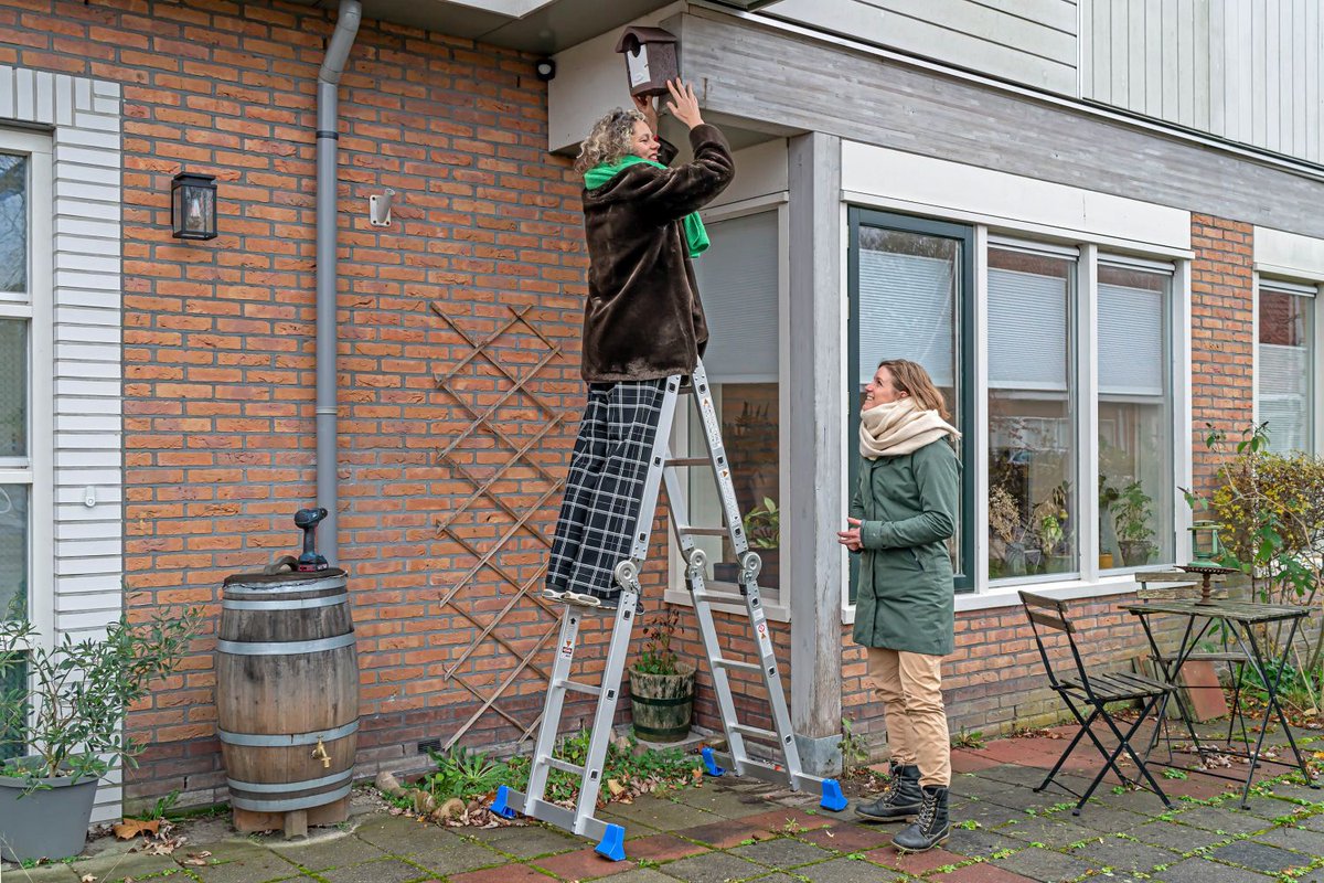 Verschillende planten en dieren staan onder druk. Daarom willen we de biodiversiteit versterken. Dat kun je bijvoorbeeld doen door een nestkastje op te hangen. bit.ly/3H6BcCJ Hiervoor is er een kortingsactie van 25% op verschillende producten tot maximaal € 50.