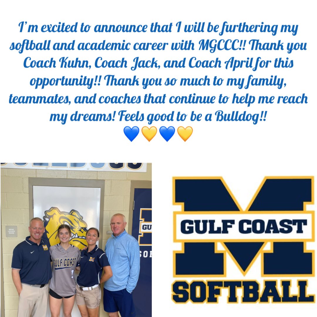 1LaylaBarnes's tweet photo. Special thanks to all the coaches and schools that I’ve spoken with. Each meant so much to me! Ready to call @MGCCCSoftball home! Let’s go! @Sixers2K5GC @CoachBarnes02 @LegacyLegendsS1 @SBRRetweets @CoastRecruits @IHartFastpitch @ImpactRetweets @AthleteSwag https://t.co/4YWY24CNjk