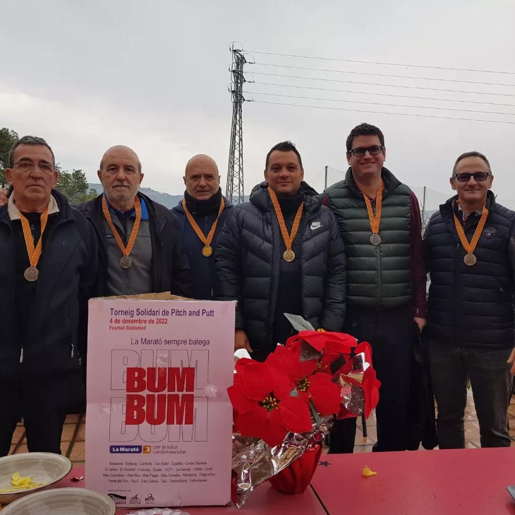 Roc3_PitchPutt's tweet photo. Fecilitats als guanyadors del nostre Torneig Solidari per La Marato de TV3. Juan Jose Suarez i Andres Garres guanyen en scratch i Andres Ibañez i Jose Antonio Carcaboso guanyen en handicap. Felicitats a tots els jugadors participants perquè aportem entre tots 720€ solidaris. https://t.co/CPAUZYioFo