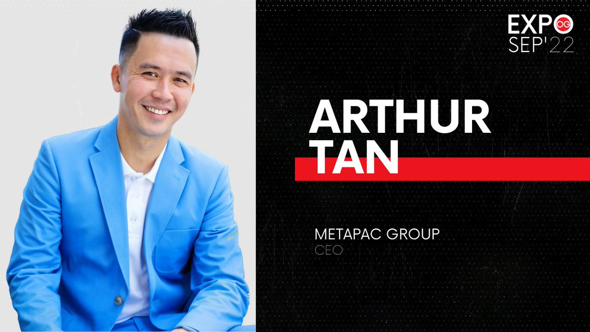 OGTokenOfficial's tweet photo. Arthur Tan's keynote speech recording at the OG Expo Sep'22 is now available
🎙Speaker:
@arthurtankl
Chief Executive Officer @
@metapacgroup
📌Topic:
The Future of Web3 Space Region: ASEAN
📽YouTube:
https://t.co/SGdYMlEQlS
#callingallOGs #OG #BNB #OGtoken #OGexpo #Expo #Web3 https://t.co/rMASqXTQTG