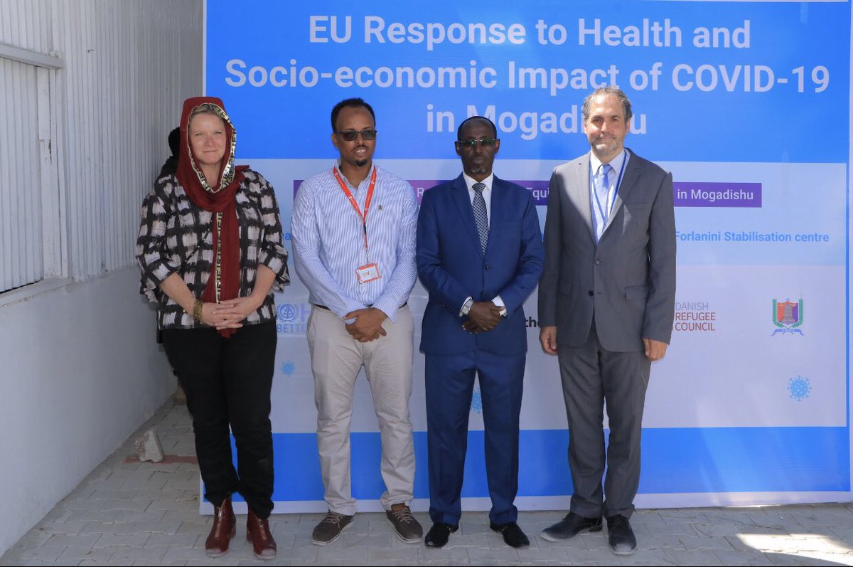 EU_in_Somalia's tweet photo. “The European Union 🇪🇺 in #Somalia 🇸🇴 funded the rehabilitation of the Halane Medical Centre, thereby supporting Internally Displaced Persons and urban dwellers to benefit from improved healthcare in #Mogadishu https://t.co/B8WA5rYlTW