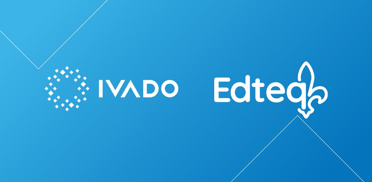 IVADO_Qc's tweet photo. 🤝 Nous sommes ravi.e.s d'accueillir @AssoEDTEQ parmi nos partenaires réseaux! Acteur incontournable des technologies éducatives au Québec, Edteq, accélère la transformation numérique de l'#éducation tout en faisant rayonner le travail des entreprises en son sein. https://t.co/tL7LuNFXUf
