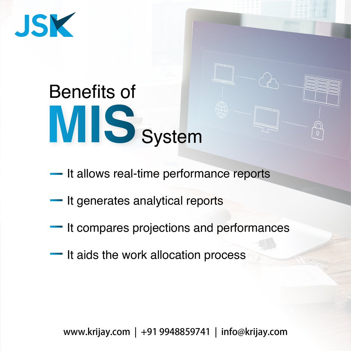 KrijayLimited's tweet photo. How MIS System can help your business ✅

Want to know more? 
Call us 📞

#krijay #mis #sapbusinessonetips #sapbusiness #saphana #sapbusinessonecloud #sapcommunity #erpsoftware #erpsystem #erpsolution #erpsolutions #businesssolutions #bookkeepingservices #businessprofessional https://t.co/epihPdS08h