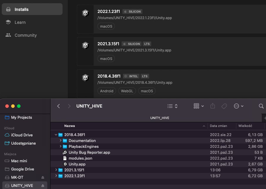ManiacKickSirup's tweet photo. OK, so exFAT has terrible performance on USB. Re-formatted to APFS -- it’s 10x faster now! Unity installs on external drive.👍
#protip Disk Utility and mds_stores problem when formatting to APFS? Run Mac in Safe Mode.🤷‍♂️ #bug #MacminiM1 #APFS #USB #Unity3d #UnityHub #exFAT #macOS https://t.co/GMDTq3AJq8
