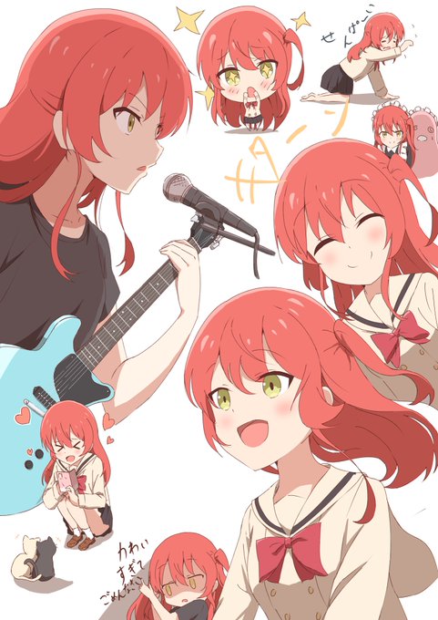 喜多ちゃん詰め合わせで描いてみました!#ぼっち・ざ・ろっく 