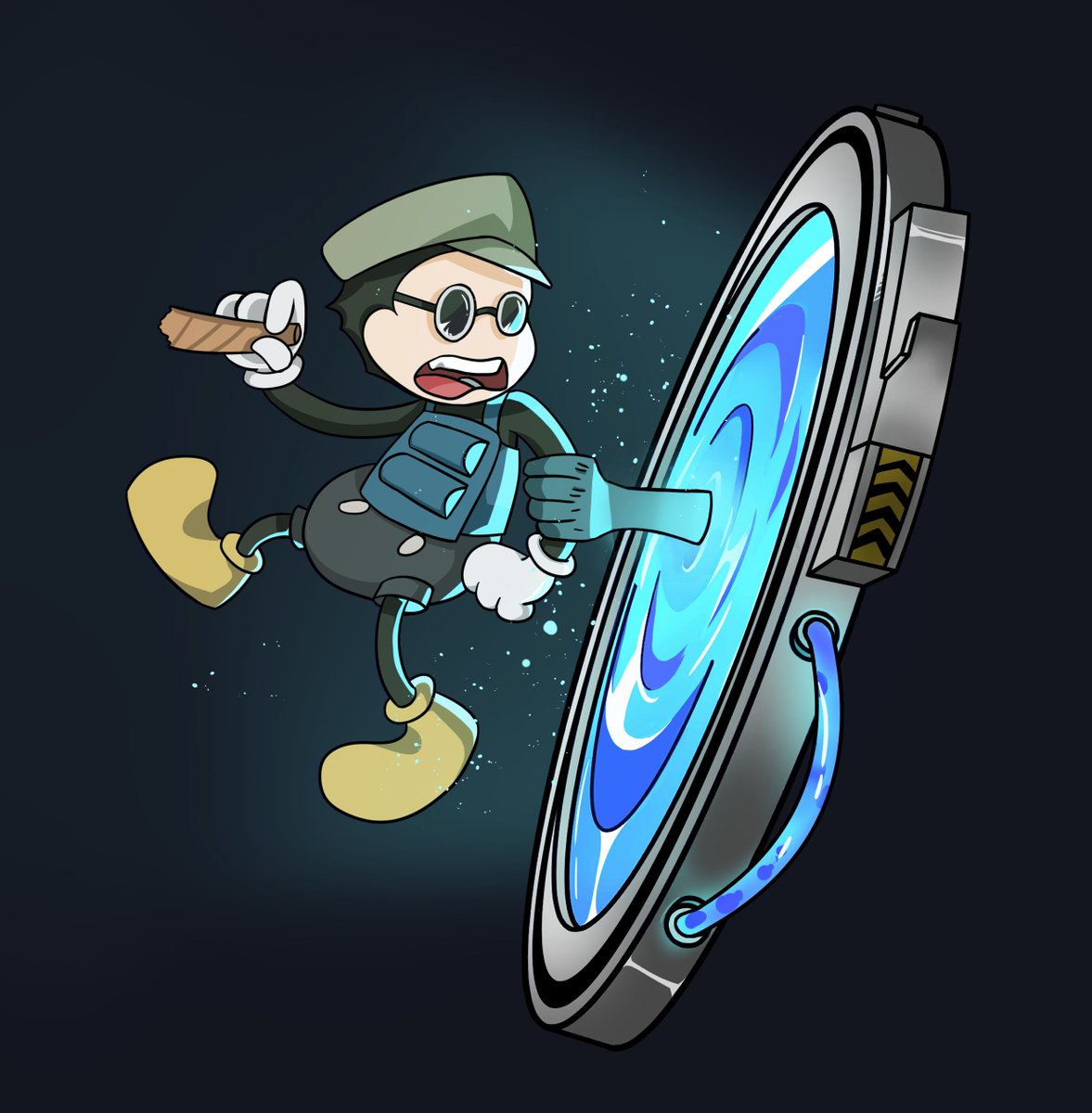 Get ready to enter the portal.