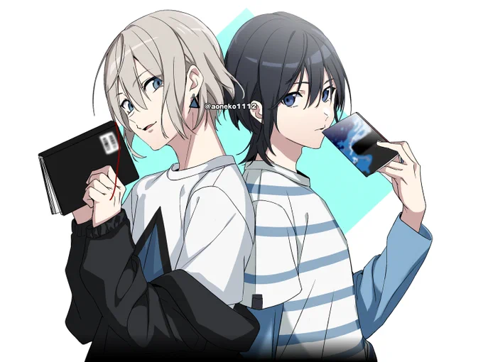 #敬語男子 #クーデレ男子並べて描きたくなる二人 