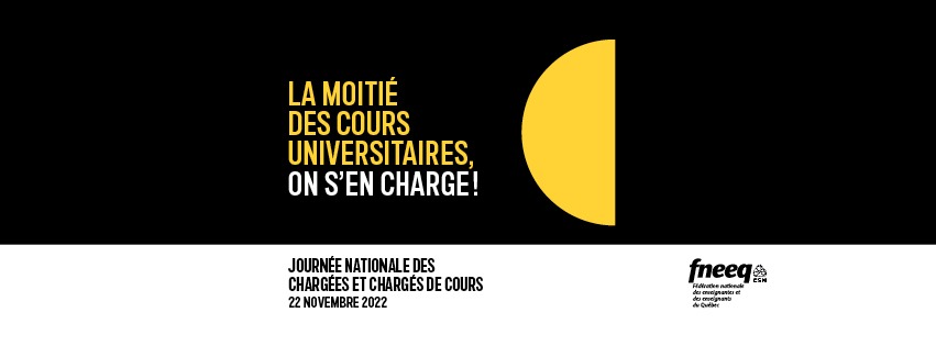Le 1er affichage complémentaire pour les #chargésdecours de l’#UQAM est actuellement en cours sur Accent et se termine demain 6 décembre. La réponse : le 8 décembre, un mois avant la rentrée… C'est la réalité des enseignant.e.s à contrat de 15 semaines dans les universités