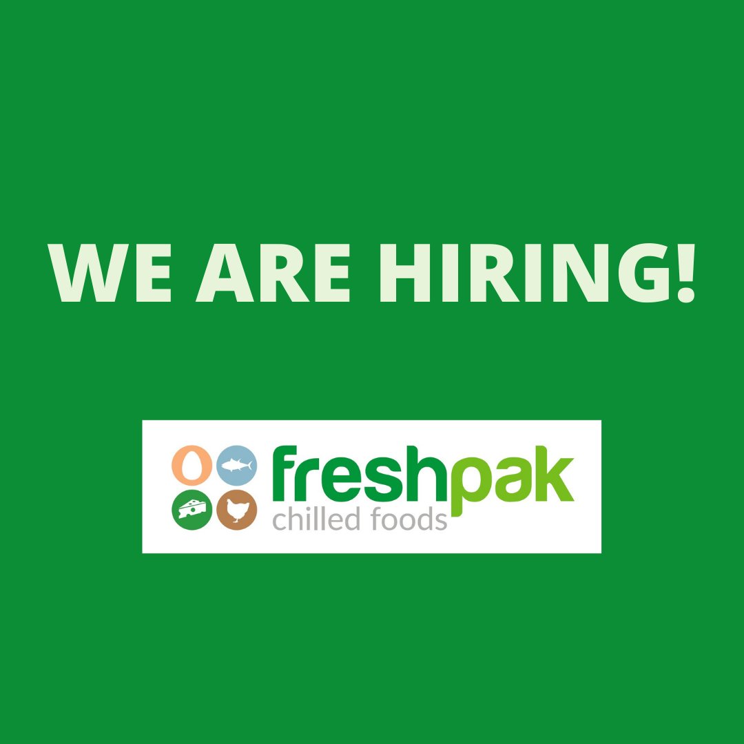 fresh_pak's tweet photo. We have a fantastic development opp for a Quality Auditor to join the Technical Team at our Barnsley site.
Our website has all the details
https://t.co/1txZrAhmEa
#recruiting #careers #accountexec #jobs https://t.co/doW4Vc9cEy