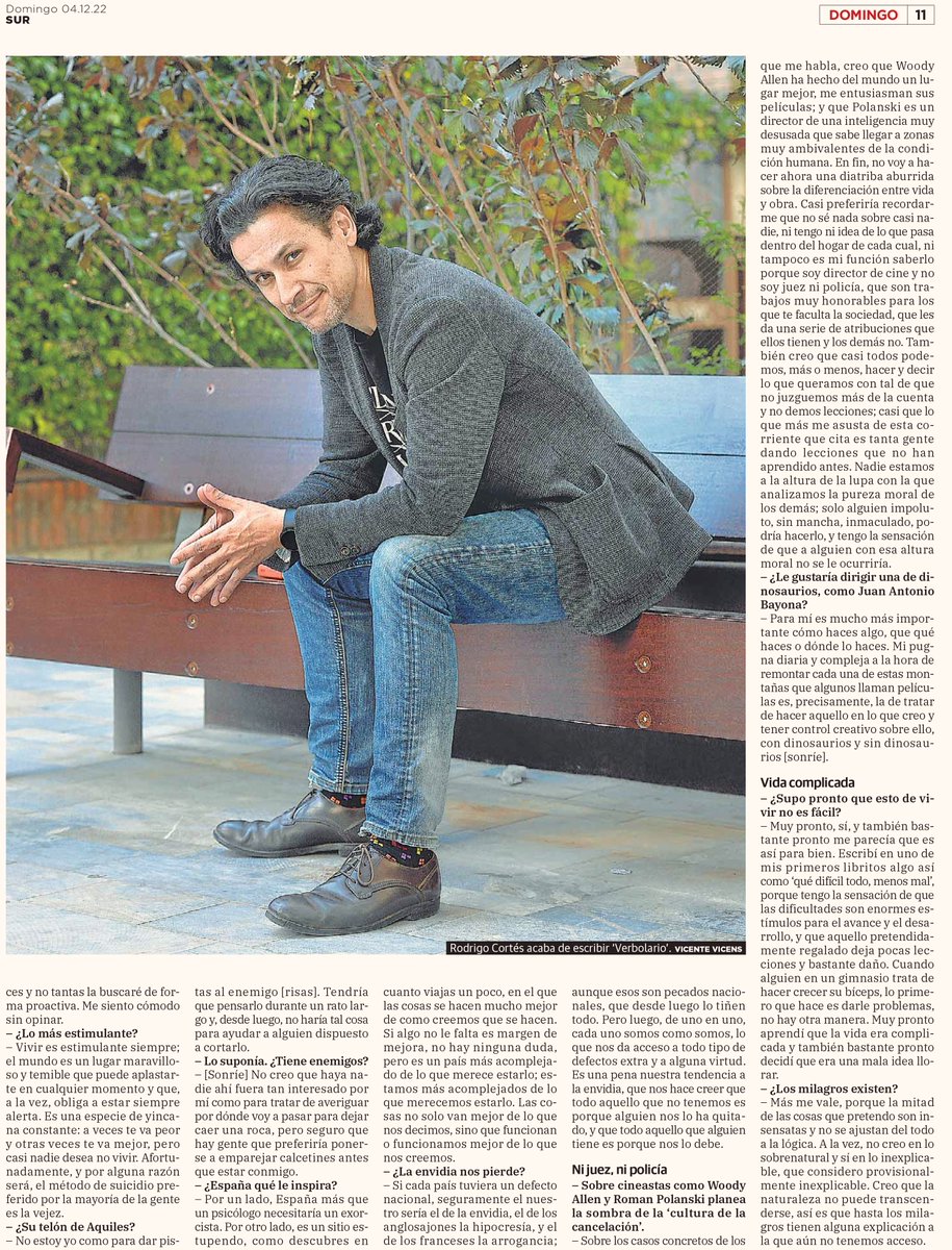 rodrigocortes's tweet image. A lo mejor te apetece leer esta entrevista (dominical) que me hizo Antonio Arco para todos los periódicos de @Vocento. Contesté cosas a las cosas, así que, entre unas cosas y otras, la cosa va de cosas. ¿Un REPÍO, silvuplé?