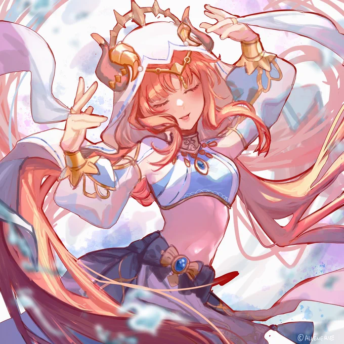 A little late but Happy Birthday Nilou! #GenshinImpact #原神 