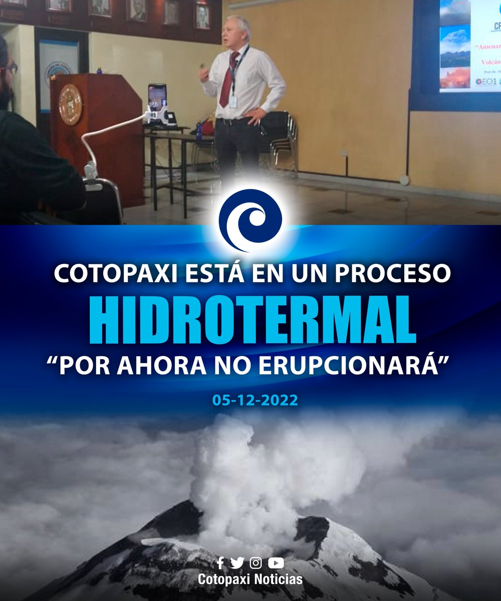 #Latacunga #Cotopaxi #Sangolquí 
Enterese que dijo el experto Theofilus Toulkeridis, sobre el volcán en su última conferencia. 
cotopaxinoticias.com.ec/toulkeridis-vi…