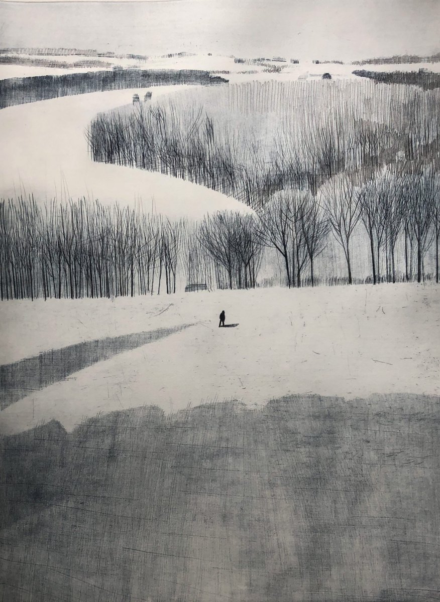 'Way home' by contemporary German artist Katja Lang #WomensArt