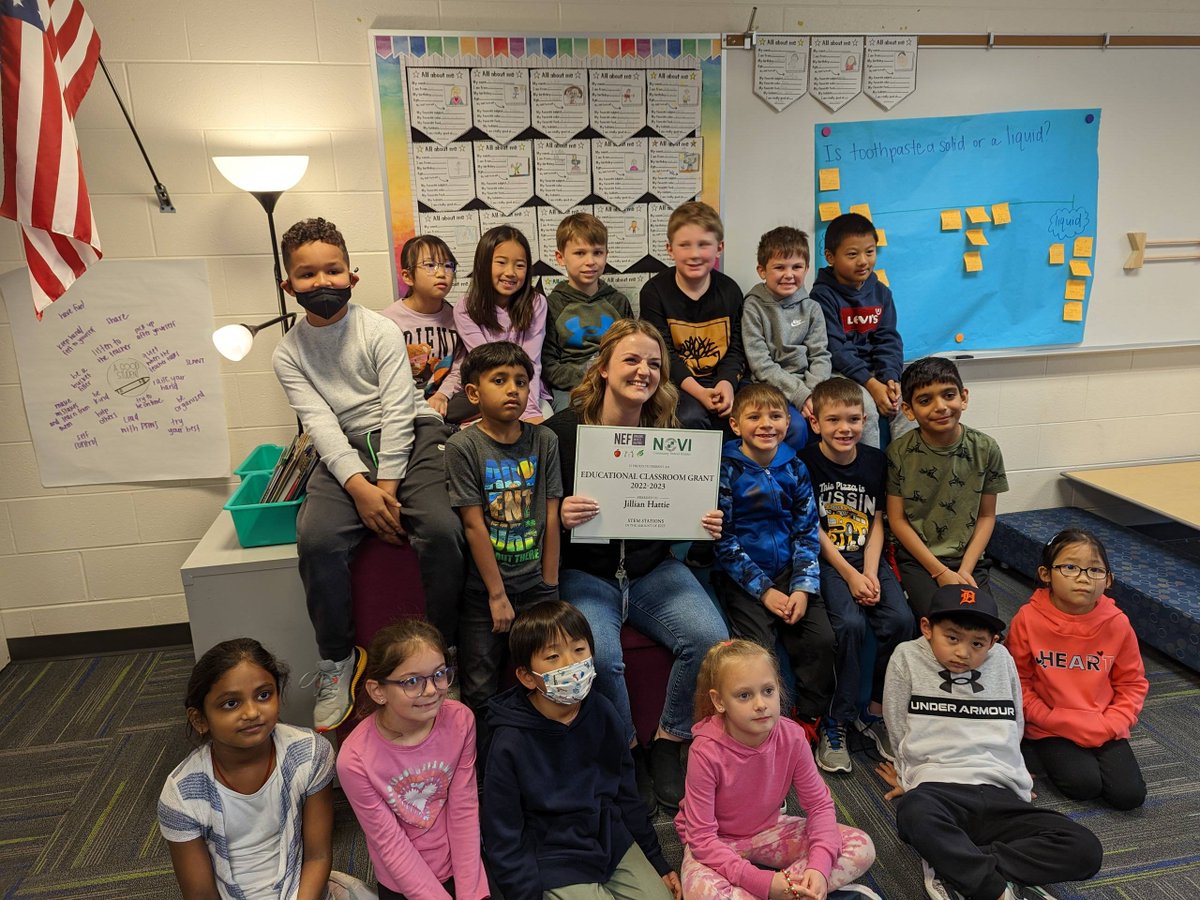 NoviWoods's tweet photo. We are grateful to @NoviEdFound for their support of our many grants. #NWLeads #NoviPride https://t.co/AQGEjlIXJV