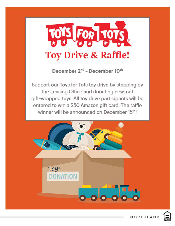RivStoneRanch's tweet photo. The River Stone Ranch Toys For Tots Toy Drive &amp; Raffle is going on now through December 10th! Thank you for anything you can give this year. 

#WeLoveOurResidents #ToyForTots #Holidays2022 #Austin https://t.co/yU7kZezp61