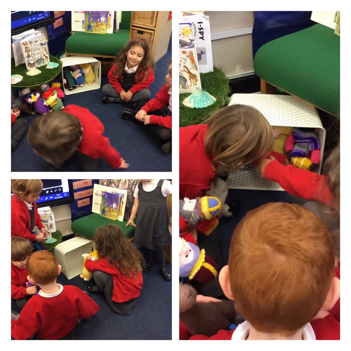 StrettonStMatts's tweet photo. The children in Class R enjoyed acting out the Nativity story using our knitted Nativity figures.
#SSM #SSMReception #SSMUnderstandingtheworld https://t.co/AxQgyYnMM8
