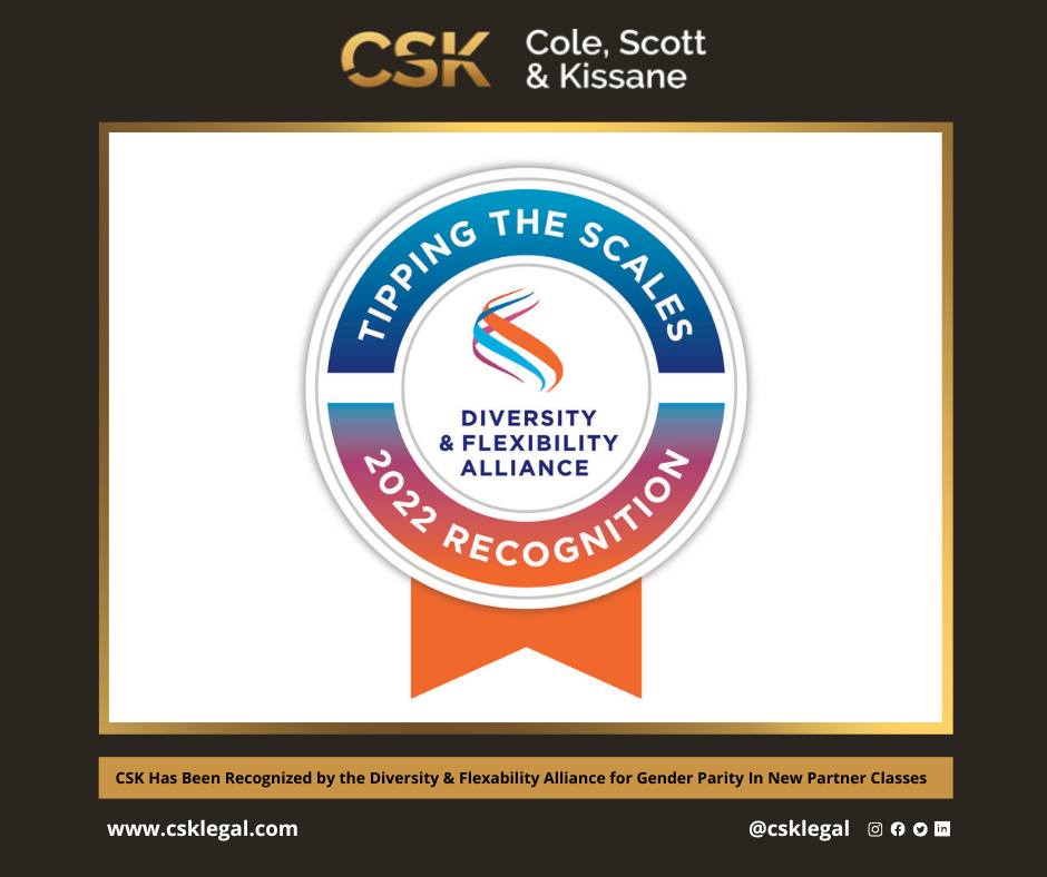 CSKLegal's tweet photo. We are proud to announce that we have been recognized by the Diversity & Flexibility Alliance for Gender Parity in new partner classes.
Learn more here: https://t.co/WQwsb3xYFz
#FloridaLargestDefenseFirm #LargestFloridaLawFirm #FloridaInsuranceAttorneys @DFAlliance https://t.co/xoC0hQ4K9m
