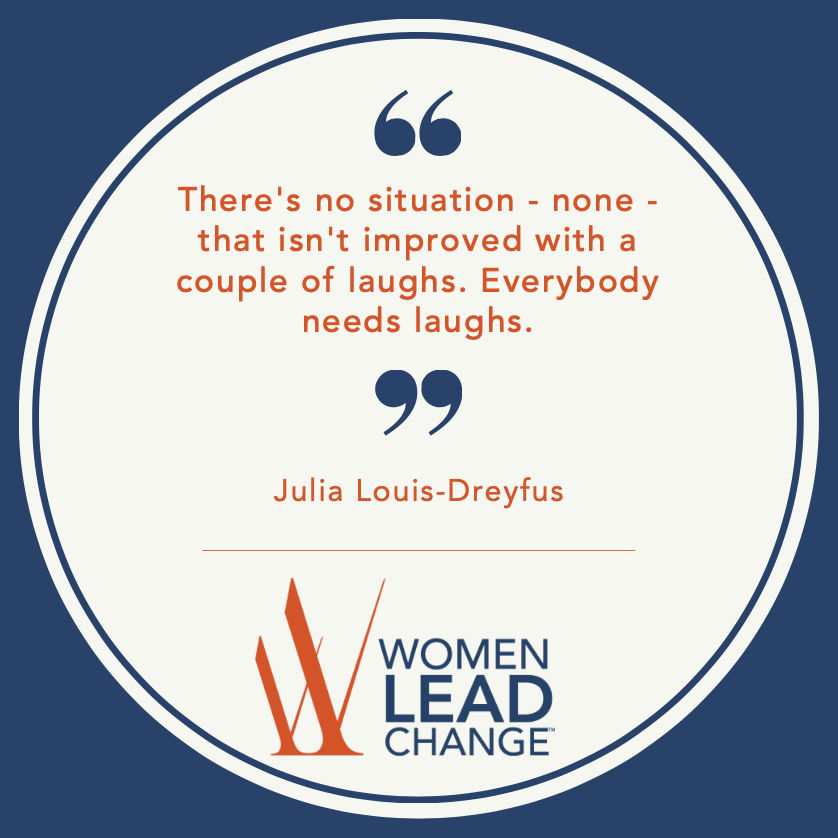 Happy Monday! Take some time to laugh today! #MondayMotivation #WomenLeadChange
