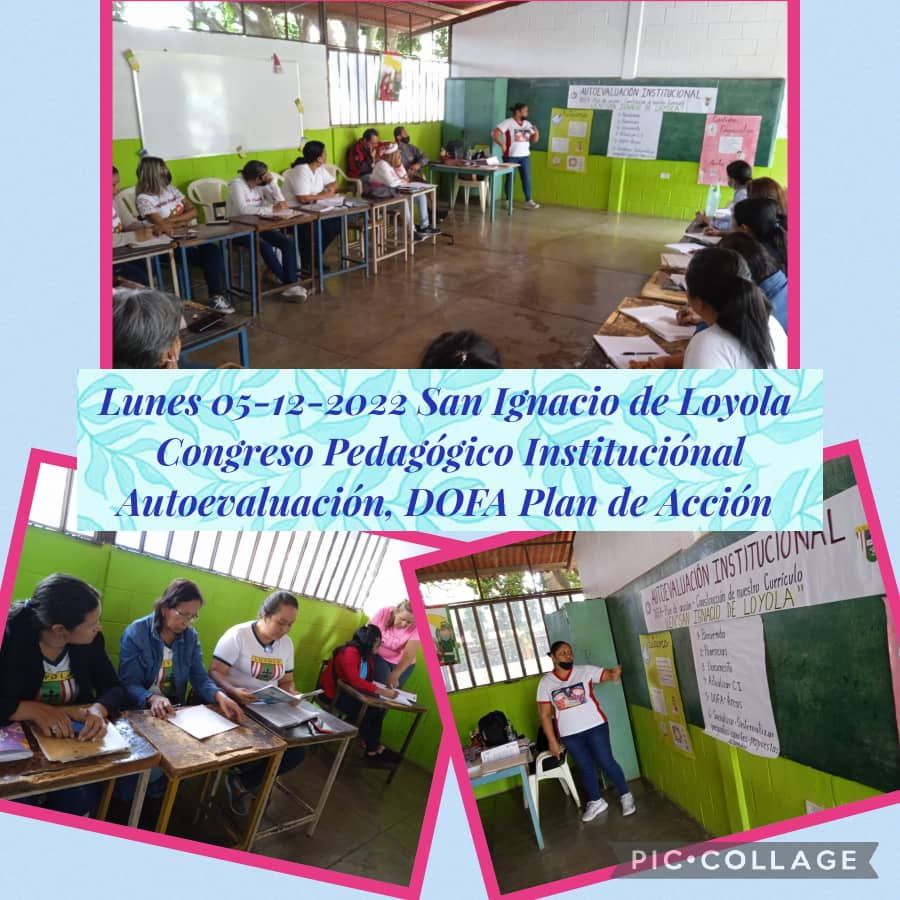 DgDocente's tweet photo. #HOY Lunes #5Dic  I Nivel #CongresoPedagógico 2023-2023 "Jornada de Autoevaluación Institucional y Comunitaria". #SNIFM @NicolasMaduro  @MPPEDUCACION  
@_LaAvanzadora @vicent_carvajalEstado Lara. Barquisimeto Parroquia Concepción, circuito Guaicaipuro, UEN San Ignacio Loyola https://t.co/rE2PF68fRL