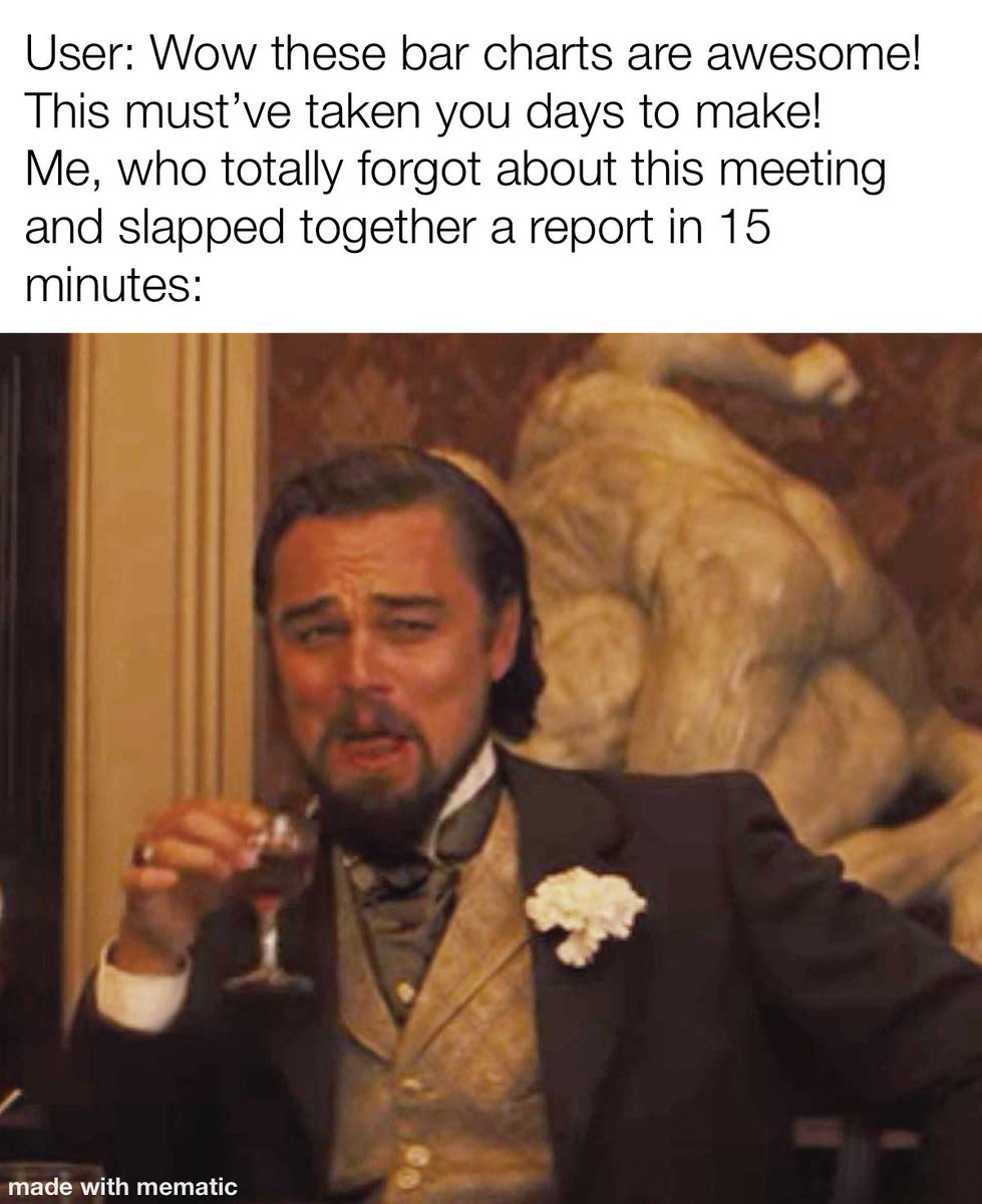 Forty4hz's tweet photo. Create visually appealing reports with a myriad of stunning visualizations to choose from on INSIA within minutes!

#INSIA #datascience #businessanalytics #businessintelligence #dataanalytics #marketinganalytics #socialmediamarketing #funny #meme https://t.co/M48Vmh8Yda