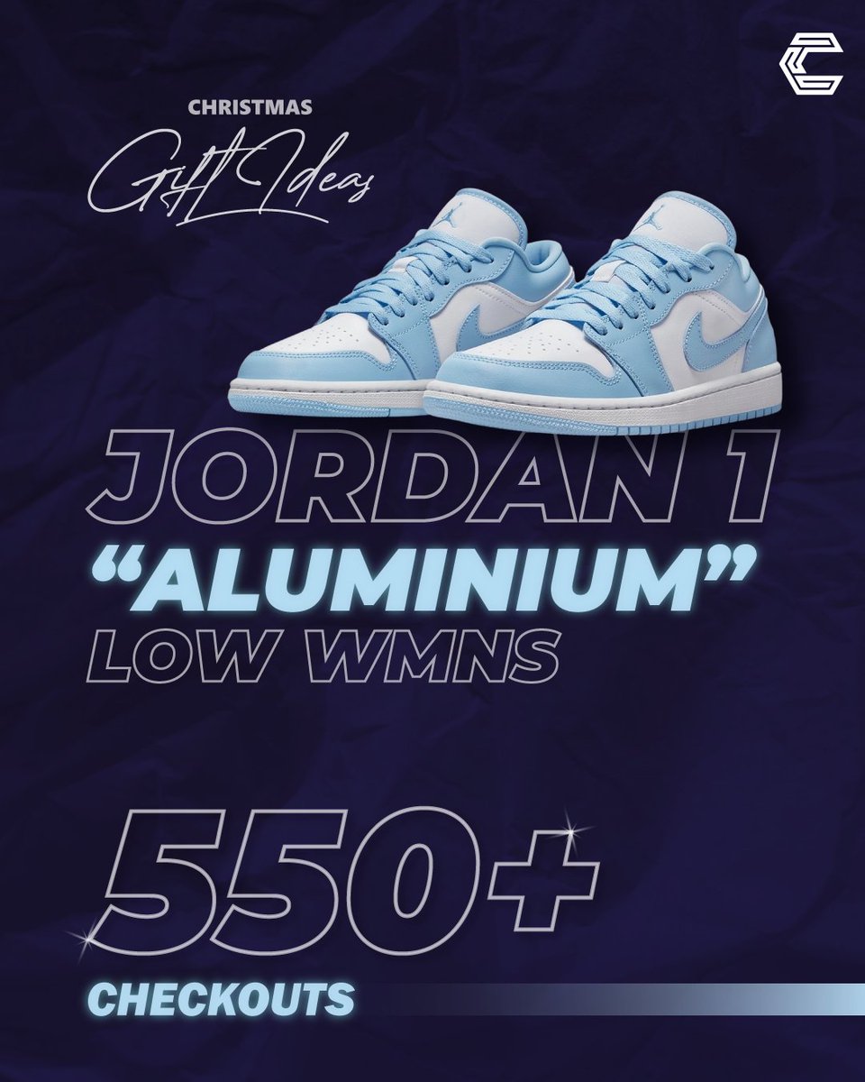 Following our "Christmas Gift Ideas" campaign we have the Jordan 1 Low Wmns "Aluminium".

Some say we took the entire stock of 1 store, we can't confirm or deny... 😌

Keep engaging with our Christmas posts and you might get a surprise under the tree! 🎄