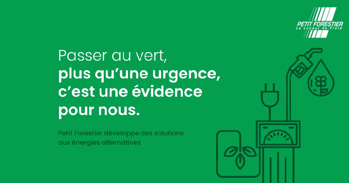 Petit Forestier développe des solutions aux énergies alternatives. Passer au vert : plus qu’une urgence, c’est une évidence pour nous.
Pour en savoir plus 💡 suivez ce lien  : bit.ly/3tY3Y0x

#EnergiesNouvelles #TransitionEnergétique #TransportVert