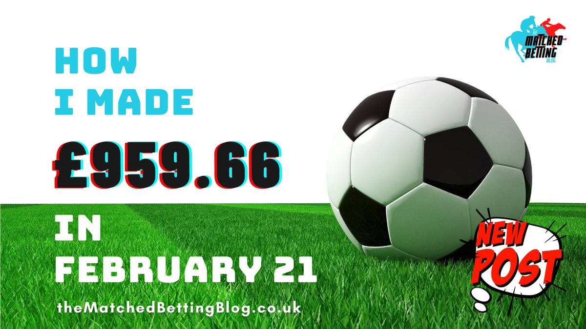 theMBblogUK's tweet photo. ➡️ https://t.co/joPsN6lTvE
In February 2021 I made almost £1,000 profit simply by completing #casinooffers and #matchedbetting. Find out more now by clicking the link above!#makemoneyonlineuk #students #unemployed https://t.co/eWHQG86iUu