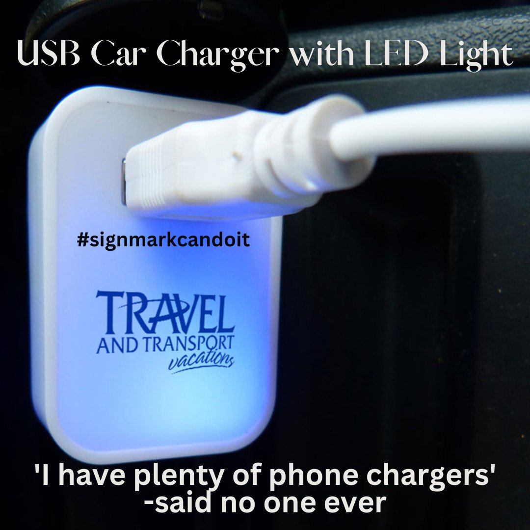 SignmarkM's tweet image. Everyone has a phone.  We always need an extra charger.  Be the hero!
Call us today to customize! 601-932-6699
