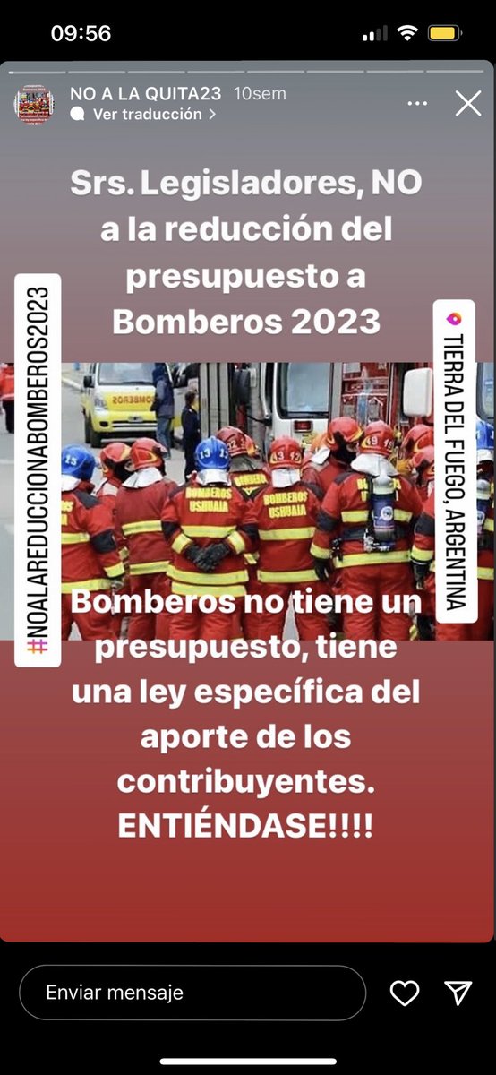 thefueguina's tweet photo. Pero quieren saber algo más? Por si esto aún no los indignó. En este momento nuestros brigadistas y voluntarios están poniendo ALMA Y CUERPO para extinguir el incendio, mientras tanto les quieren sacar el 50% del presupuesto. https://t.co/QIX4iFz5uR