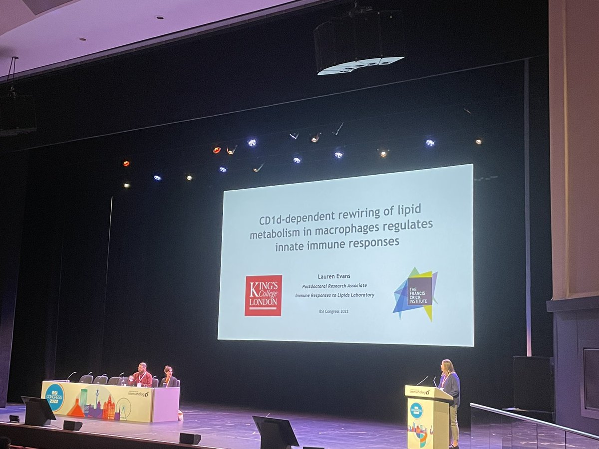 Marta Lebrusant (@mlebrusant) on Twitter photo Great Bright Sparks talk by my lab mate <a href="/lauren_v_evans/">Lauren Evans</a> on the role of CD1d on regulating immune responses through the rewriting of lipid metabolism in macrophages <a href="/BarralLab/">Barral Lab-we have moved 🦋</a> #BSI22 Great Bright Sparks talk by my lab mate <a href="/lauren_v_evans/">Lauren Evans</a> on the role of CD1d on regulating immune responses through the rewriting of lipid metabolism in macrophages <a href="/BarralLab/">Barral Lab-we have moved 🦋</a> #BSI22