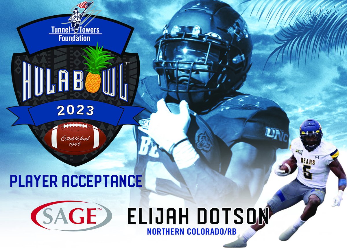 Elijah Dotson the fantastic running back from @UNC_BearsFB is bringing his talents to Florida to play in the @Hula_Bowl @DraftDiamonds are found at the #HulaBowl @SageCards @eazzzydot