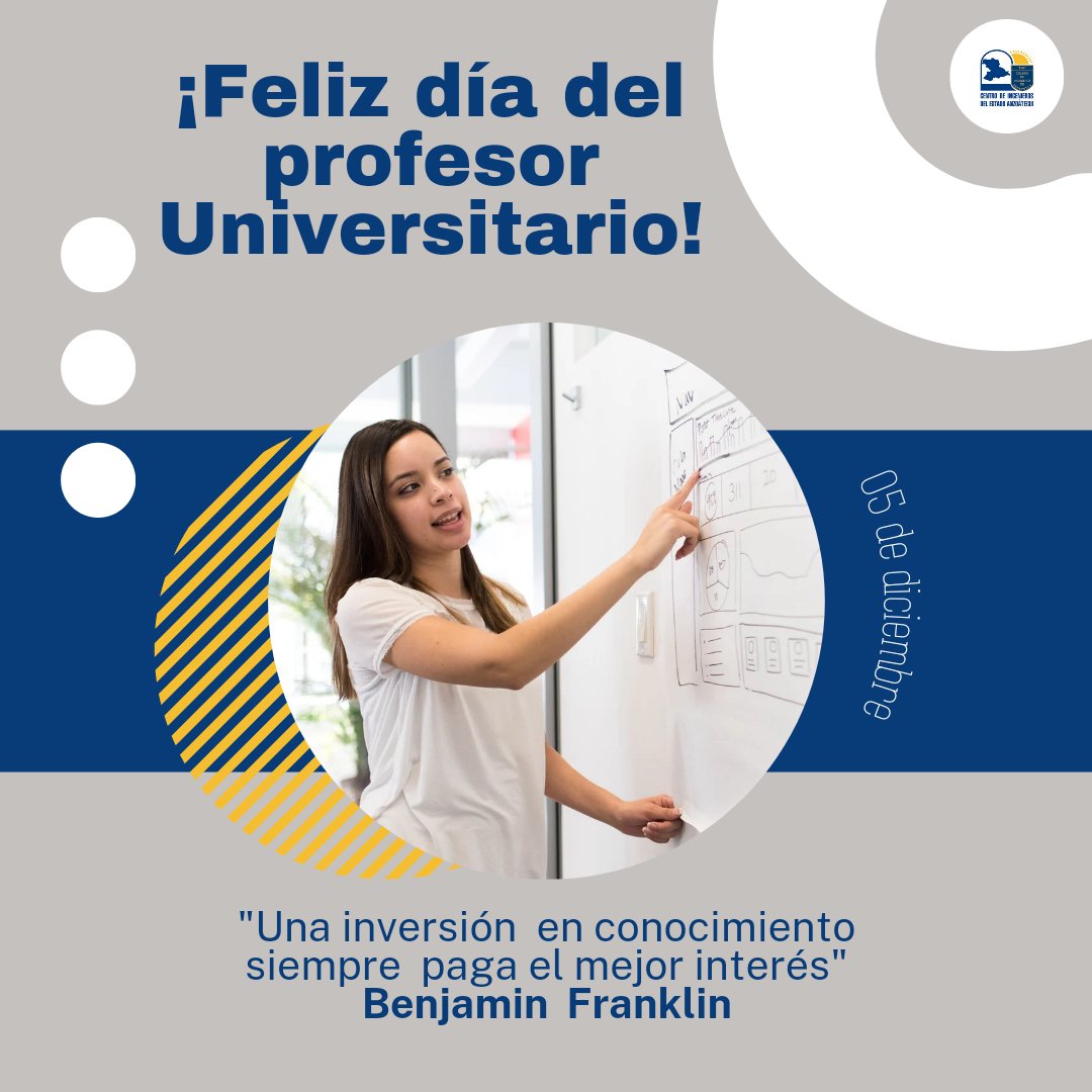 cianz's tweet photo. #5Dic La Junta Directiva del Centro de Ingenieros del Estado Anzoátegui felicita a todos los Profesores Universitarios en  su día... https://t.co/bahZTJfGoQ