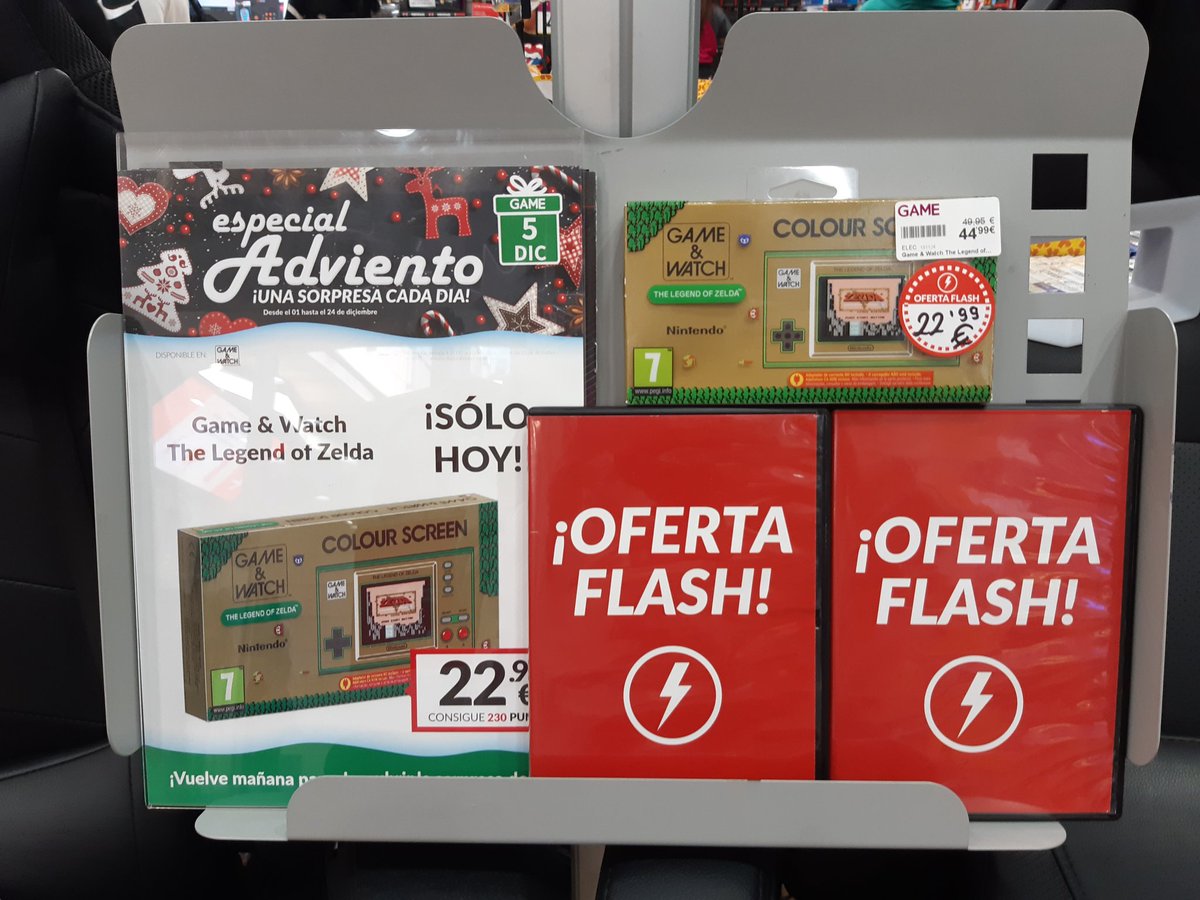 albergoku94's tweet photo. Aprovechad esta OFERTAZA de @VideojuegosGAME. Solo hoy. 

¡Game &amp; Watch de The Legend of Zelda por 22.99 euros! https://t.co/eS6E2HD4Ts