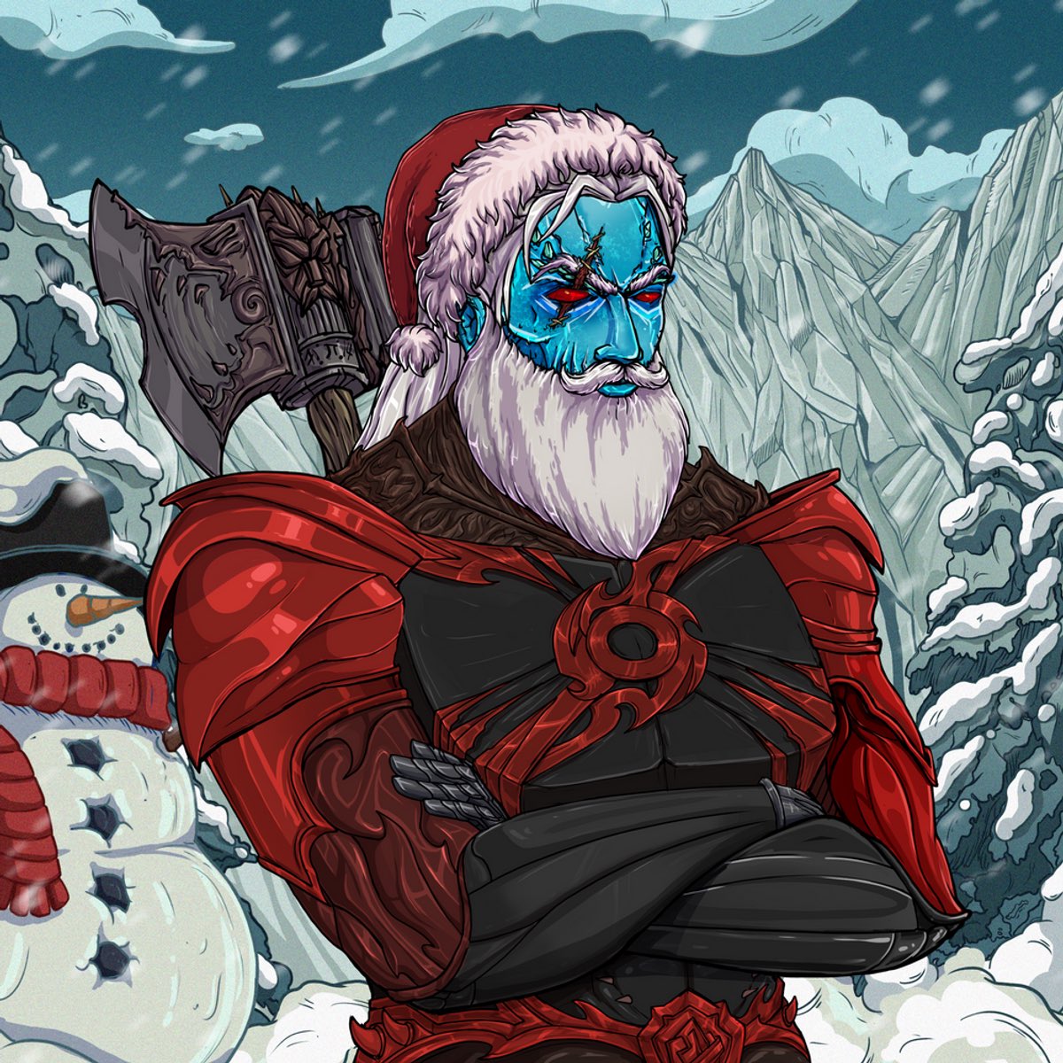 SmythsNFT's tweet photo. Holders can now get in the festive spirit and dress their Smyth up as Santa using Shift.

If you’re a holder, check out https://t.co/jJthPuYTz7 and check out the Christmas trait pack. https://t.co/EVQOl5yETV