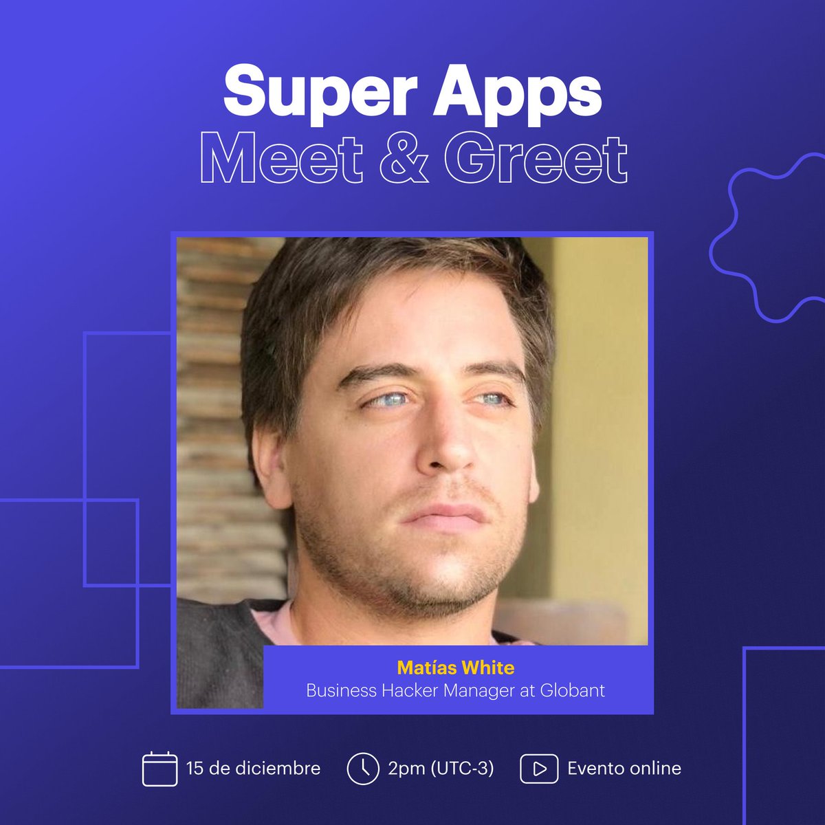Reserva tu lugar 👉 hubs.la/Q01t_sKM0

Acompáñanos el 15 de diciembre en esta increíble mesa redonda con los mejores especialistas en Negocios, Desarrollo Low-Code y Experiencia de Usuario y Diseño.

Evento online, en vivo y en español, organizado por <a href="/globant/">Globant</a> y <a href="/GeneXus/">GeneXus</a>